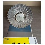 Marquis by Waterford Crystal Sunburst Desk Clock