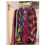 Assorted Women's Shirts and Tops Lot Including Patagonia, Levi's, and Gap