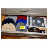 Lot of Winter Beanie Hats, Ski Goggles, and Balaclava Face Mask