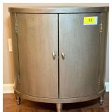 Bassett Furniture Oval Accent Cabinet with Double Doors