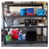 Heavy-Duty Steel Wire Mesh Storage Shelving Unit with NSF Certification- Contents Not Included