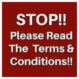BUYERS MUST READ! Terms & Conditions