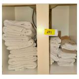 Assorted Bathroom Towels in Neutral Tones