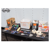 Magnetic Nut Setter Set, Insulated Terminals, Joint Knives, Caulk Guns, Dry Tape, and Misc.