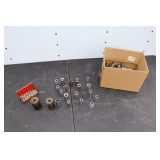 (2) 1/2 Inch Drive Snap On Deep Well Sockets, 3/8 Inch Drive Hex Bit Sockets, and Misc. 3/8 Inch and 1/2 Inch Deep Well Sockets