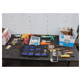 Kobalt Screw Bit Set, DeWalt Screw Bit Set, Husky 27 Piece Ratcheting Screwdriver Set, Wire Brushes, Nut Drivers Bits, Putty Knives, and Misc.