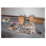 Misc. DVD Movies and TV Shows, CDs, and 3 Draw Disc Cabinet