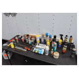 DAP Sealant, Black Jack Black Top Sealant, Wasp and Hornet Spray, Black and Decker Electric Screwdriver, Spray Paint, Injection Cleaner, and Misc.