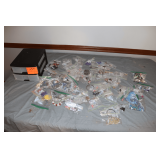 2 Drawer Plastic Organizer, Necklaces, Bracelets, Watches, Earrings, and Misc. Costume Jewelry