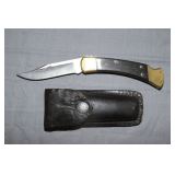 Buck Single Blade Folding Pocket Knife with Holster