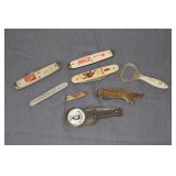 Coca Cola Knives and Bottle Openers and Elvis Knife