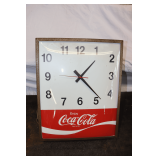 Coca Cola Domed Glass Clock