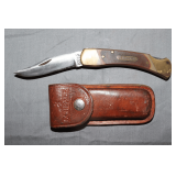 Schrade 'Old Timer' Single Blade Pocket Knife with Holster