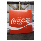 44 Inch x 44 Inch Coca Cola Metal Sign