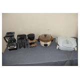 Ninja Mixer, Mr. Coffee Coffee Maker, Rival Crockpot, George Foreman Grill