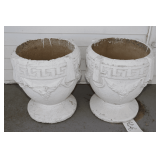 (2) Concrete Planters