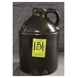 Small Brown Crock Jug
