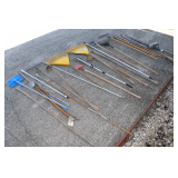 Plastic Rakes, Metal Rakes, Wooden Handles, Garden Spade, Garden Hoes, Fish Gig, and Misc. Hand Tools