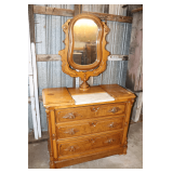 Victor H. Schiad Marble Top Dresser with Mirror