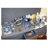 Autographed Basketballs, Checkers, Cups, Telephone, BBQ Tool Set, Shot Glasses, and Misc. UK Memorabilia