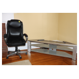 Three-Tier TV Stand and Serta Office Chair