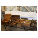 Super X 22 Short Wooden Box, High Explosive Wooden Ammo Box, Wooden Boxes, The Oliver Typewriter Co. Typewriter, Rickard Tobacco Seed Wooden Display Case, Apple Cider Wooden Box with Handle, Cole Stee