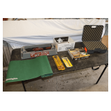 Tipton Gun Butler, Remington Felt Pad, Cabela's Gun Cleaning Kit, General Caliper, Rifle Cleaning Kit, and Gun Guard Gun Kit