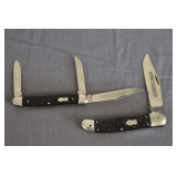 (2) Single Blade German Eye Folding Pocket Knives