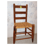 Wicker Bottom Ladder Back Chair