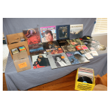 33 1/3 and 45 Records, 8 Track Tapes, and Cassette Tapes