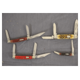 Hammer Brand, Rough Rider and 'Magnum' Boker 1, 2, and 3 Blade Folding Pocket Knives