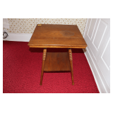 Oak Two-Tier Parlor Table