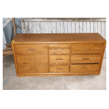 9 Drawer Dixie Oak Dresser