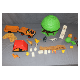 Fisher Price Adventure People Safari Set and Kenner Tree House with Accessories