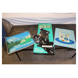 Vintage Cigarettes Sign, 'Come Up To' Kool Metal Sign, and Salem Cigarettes Metal Sign