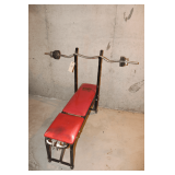 DP Fit For Life Weight Bench, Easy Bar, (4) 2 1/2 Lb. Weights, and (2) 1 1/4 Lb. Weights