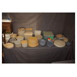 Plastic Cake Carrier, Plastic Canisters, Serving Ware Plates, Bowls, and Misc. Plastic Containers