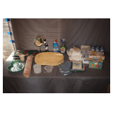 Light Bulbs, Placemats, Table Cloths, Oven Mitts, Pastry Sheet, Towels, Cleaning Supplies, and Misc.