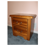 Lea 2 Drawer Oak Night Stand