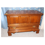 Lexington Cedar Lined Oak Trunk with Drawer