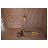 4 Piece Fireplace Utensils Set with Stand