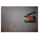 Chained Wallet, Chains, and Earrings