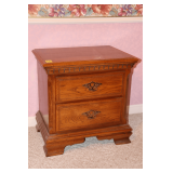 Sumter Cabinet Co. Oak 2 Drawer Night Stand