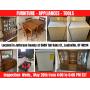 FURNITURE - APPLIANCES - TOOLS - ONLINE BIDDING ONLY ENDS TUES., MAY 26TH @ 6:00 PM EDT
