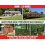 HOME - 3.9 ACRES - ONLINE BIDDING ONLY ENDS TUES., JULY 7TH @ 4:00 PM EDT