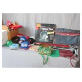 Pool Stick in Case, Suitcase, Hand Bags, Purses, Wallets, Chipper Net, Hats, and Misc.