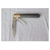 Bullet 13047 Two Blade Pocket Knife with Sheath