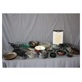 Baking Pans, Skillets, Upside Down Cake Pans, Cutting Board, Muffin Pan, and Misc.