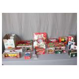 1999-2001 Coca Cola Holiday Classic Carriers, Coca Cola Sundae Shop, Coca Cola Corvette and NASCAR Carriers, Pepsi Cola Coin Banks, 1950 Car and Trailer Bank, Coca Cola Model Cars and Trucks, and Misc