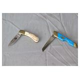 Taylor Cutlery Surgical Steel Shark One Blade Pocket Knife, Parker Cutlery 'The Husky' One Blade Pocket Knife
